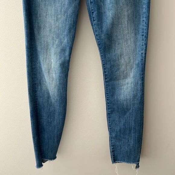 Mother Denim Stunner Zip Ankle Step Fray Jeans Size 24 EUC - Picture 3 of 9